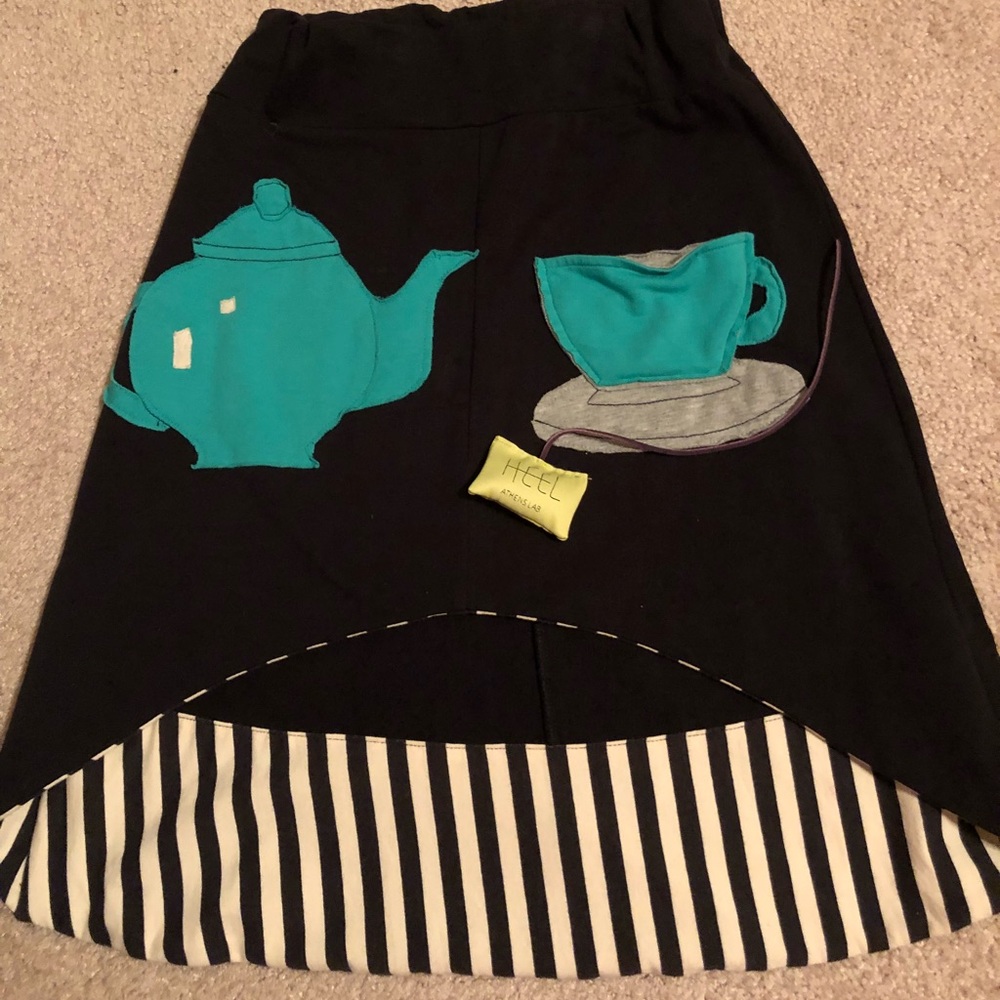 Fun high low themed skirt
